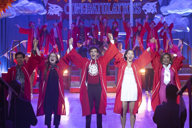 The Season 4 cast of the 'High School Musical' TV series. 