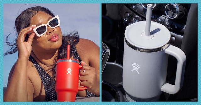 Hydroflask just unveiled a new water bottle -- and it's a Stanley cup lookalike.