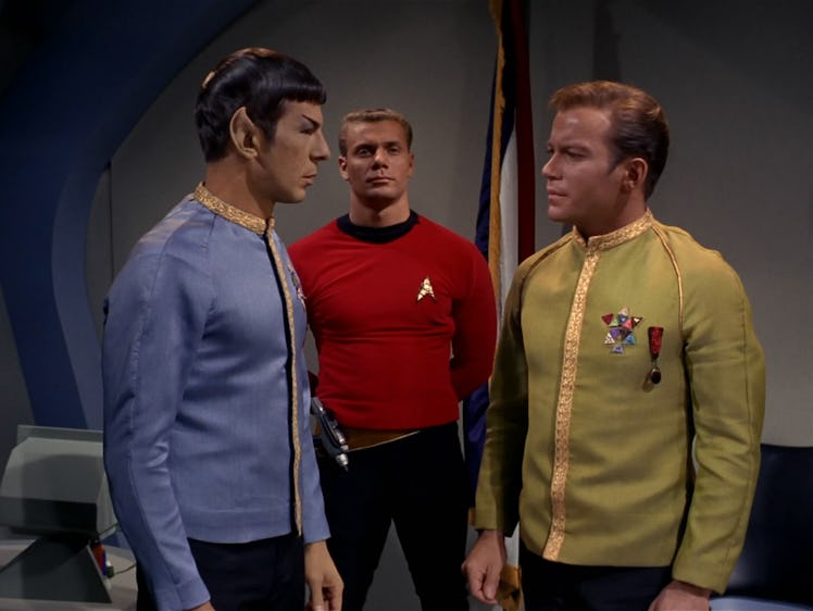Kirk and Spock in "The Menagerie." 