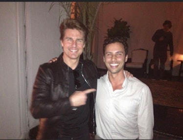 Evan Ferrante with Tom Cruise