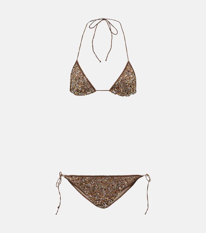 Oséree Netquins Sequined Bikini