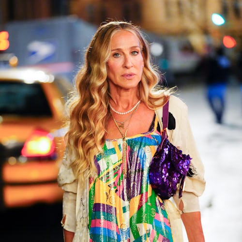 Sarah Jessica Parker seen filming 'And Just Like That...'