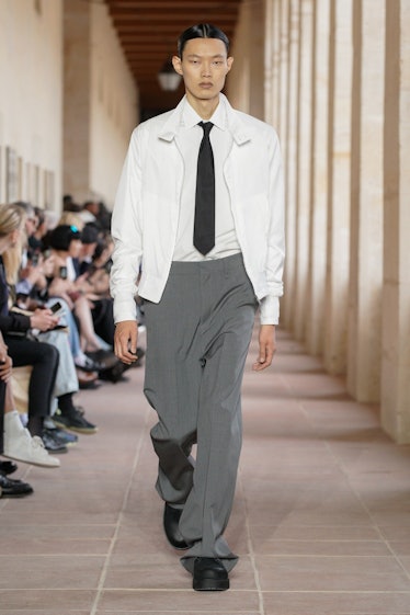 a look from Givenchy men's spring 2024 collection