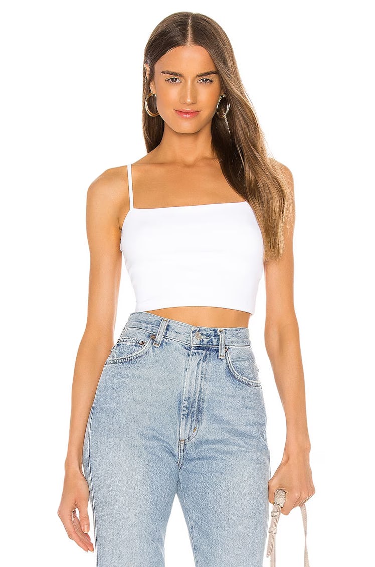 Susana Monaco Thin Strap Crop Tank