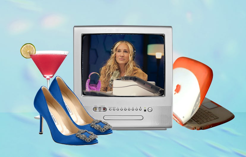 Sarah Jessica Parker's Carrie Bradshaw is the host of the 'Sex & the City' podcast inin 'And Just Li...