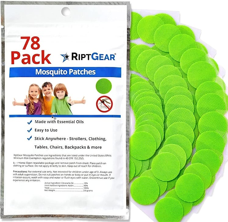 RiptGear DEET-Free Mosquito Patches (78-Pack) 