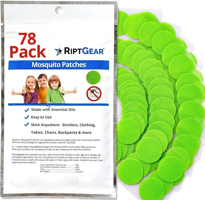 RiptGear DEET-Free Mosquito Patches (78-Pack) 