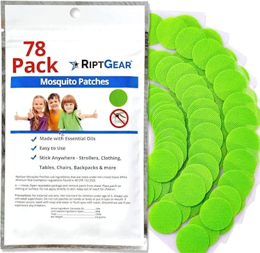 RiptGear DEET-Free Mosquito Patches (78-Pack) 
