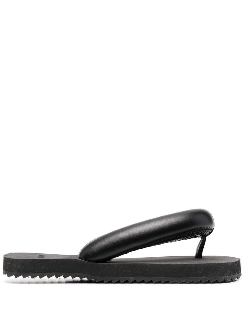 Suki padded-strap flip flops