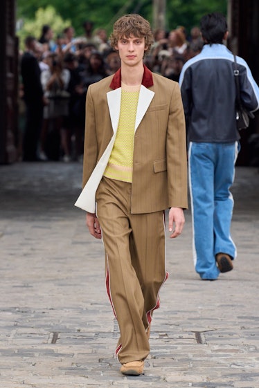 a look from wales bonner men's spring 2024 collection