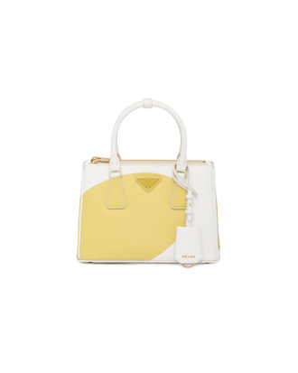 Prada Small Galleria Saffiano Special Edition Bag in White
