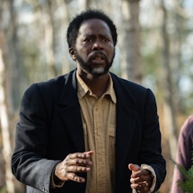 Harold Perrineau as Boyd Stevens and Ricky He as Kenny Liu in the 'From' Season 2 finale, via MGM+'s...