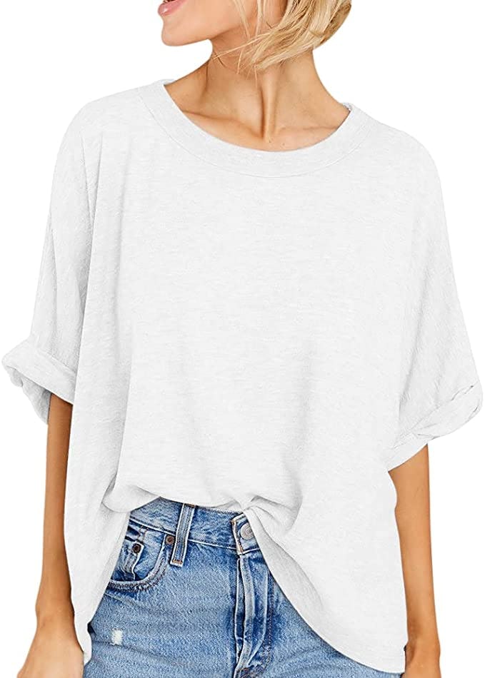 Langwyqu Oversized Crew Neck T-Shirt