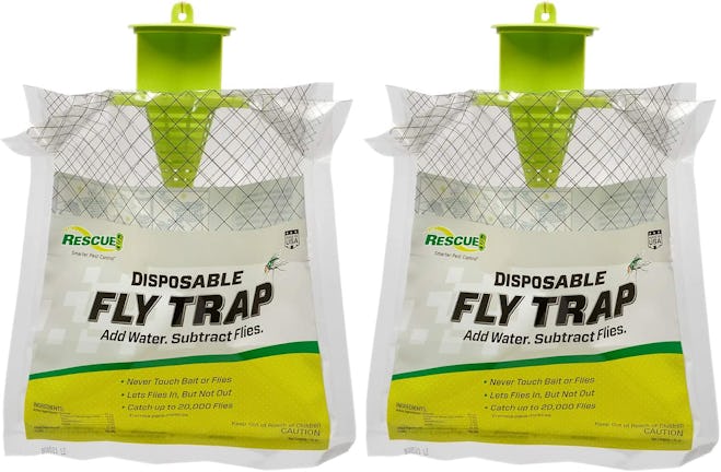 RESCUE! Outdoor Disposable Fly Trap (2-Pack)