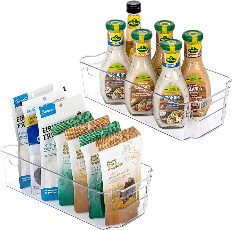 HOOJO Refrigerator Organizer Bins (2-Pieces)