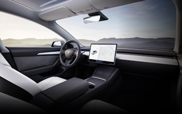 Tesla Model 3 interiors