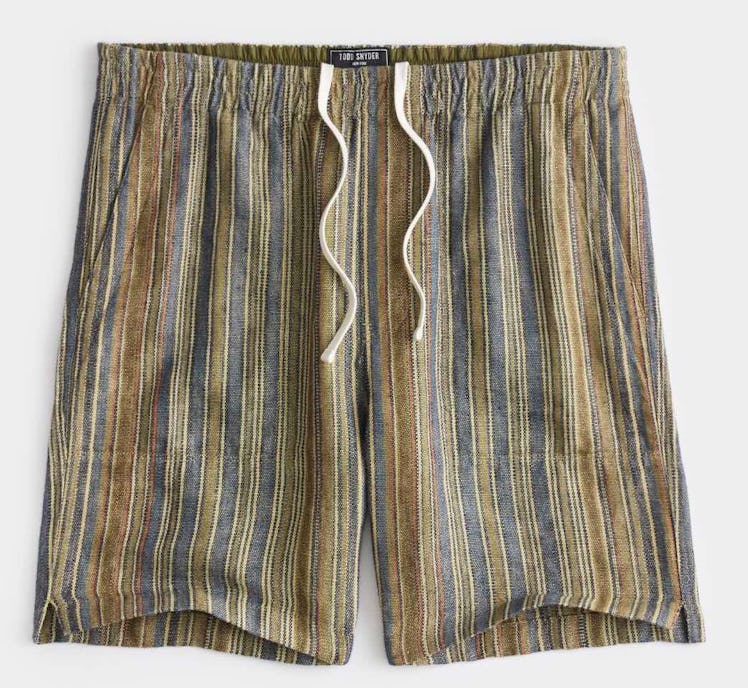 Todd Snyder Italian Linen Beach Shorts