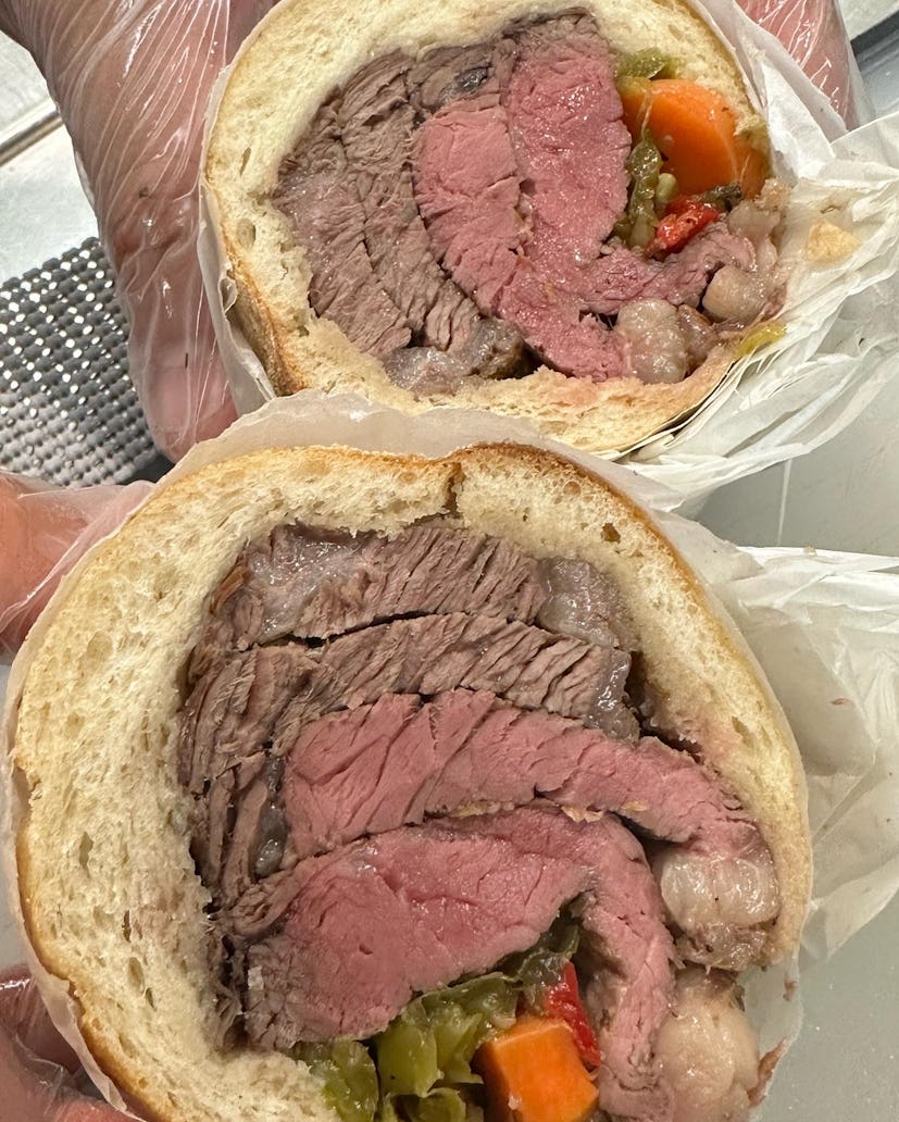 The Beef’s Italian Beef Sandwich from The Bear