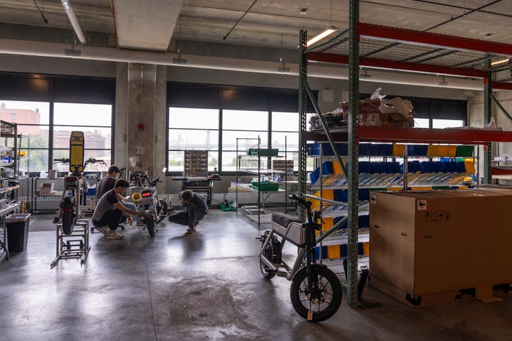 Pave electric motorcycle factory
