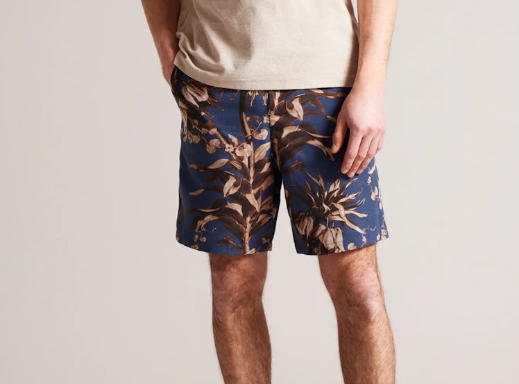 Ted Baker Botanical Print Shorts