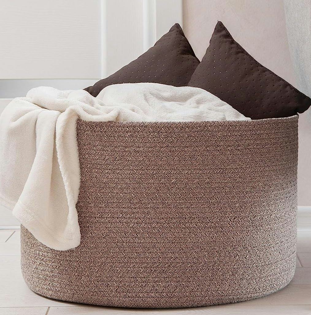 CHAT BLANC  Cotton Rope Basket
