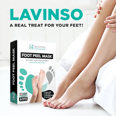 LV LAVINSO Foot Peel Mask (2-Pack)