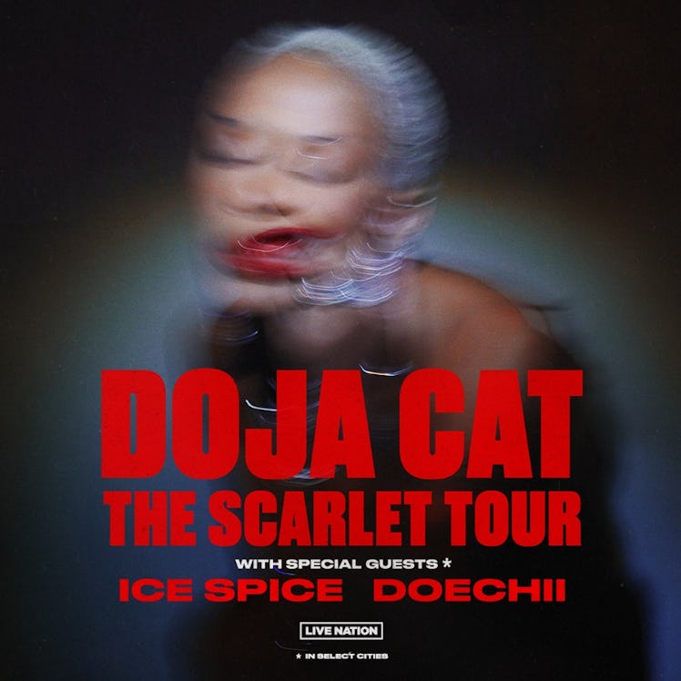 Doja Cat's The Scarlet Tour will star rappers Ice Spice and Doechii as openers. 