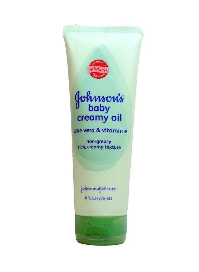 Johnson's Baby Creamy Oil with Aloe & Vitamin E Moisturizing Baby Body Lotion 