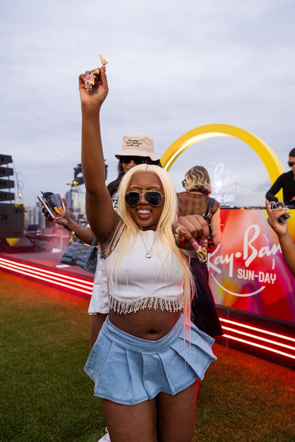 Baby Tate celebrates Ray-Ban’s SUN-DAY party, an inaugural music event that celebrated the latest Ra...