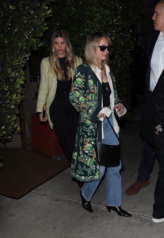 Sofia and Nicole Richie out to dinner in Los Angeles.