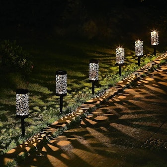 MAGGIFT Solar Powered Garden Lights (8 Pieces)