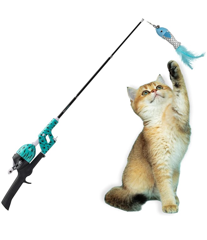 Kid Casters Cat Fishing Pole Toy
