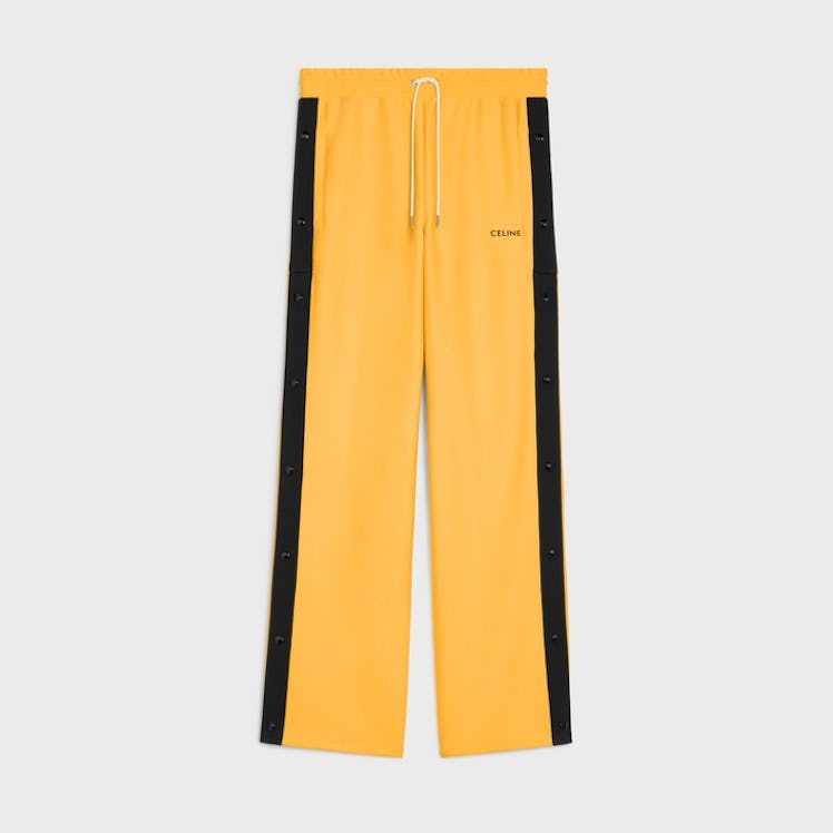 Snap Track Pants In Double Face Jersey