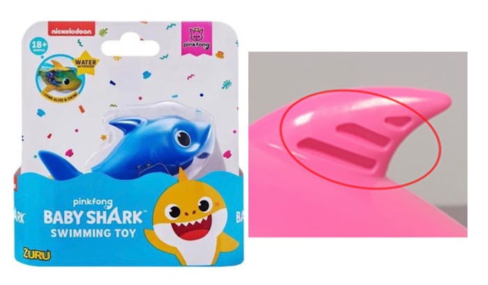 'Baby Shark' bath toys are being recalled.