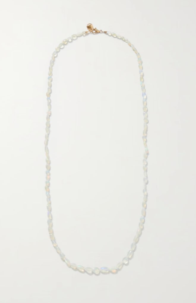 Fry Powers 18-Karat Gold Opal Necklace