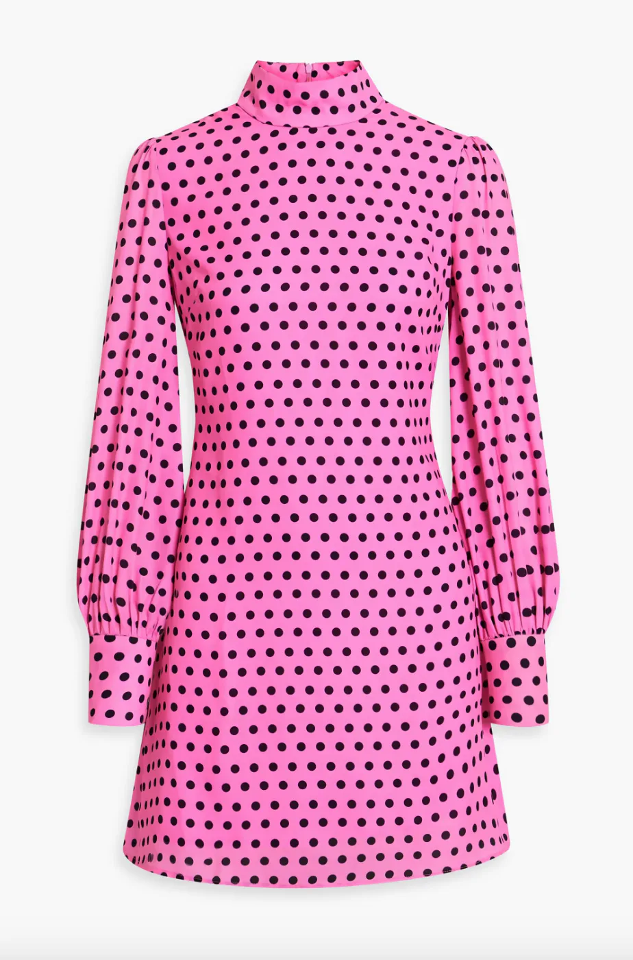 margot robbie pink polka dot dress i>Barbie The Movie</i> Promotions: Margot Robbies Polka Dot Valentino Mini  Dress Is Based On What Barbie Wore In Mattels 2015 Pink And Fabulous Line