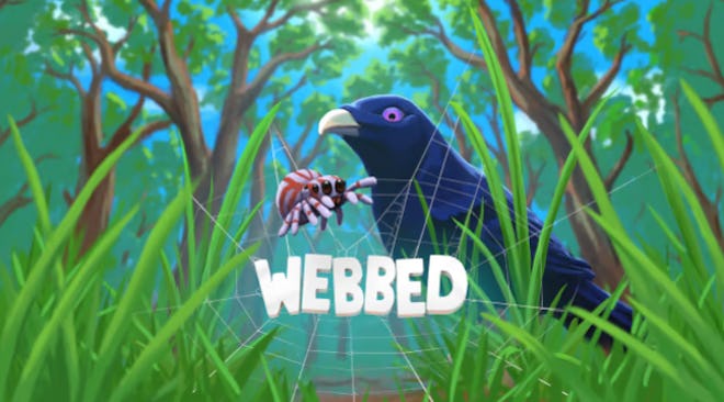 One of the best nintendo switch games for 9 year olds, Webbed.