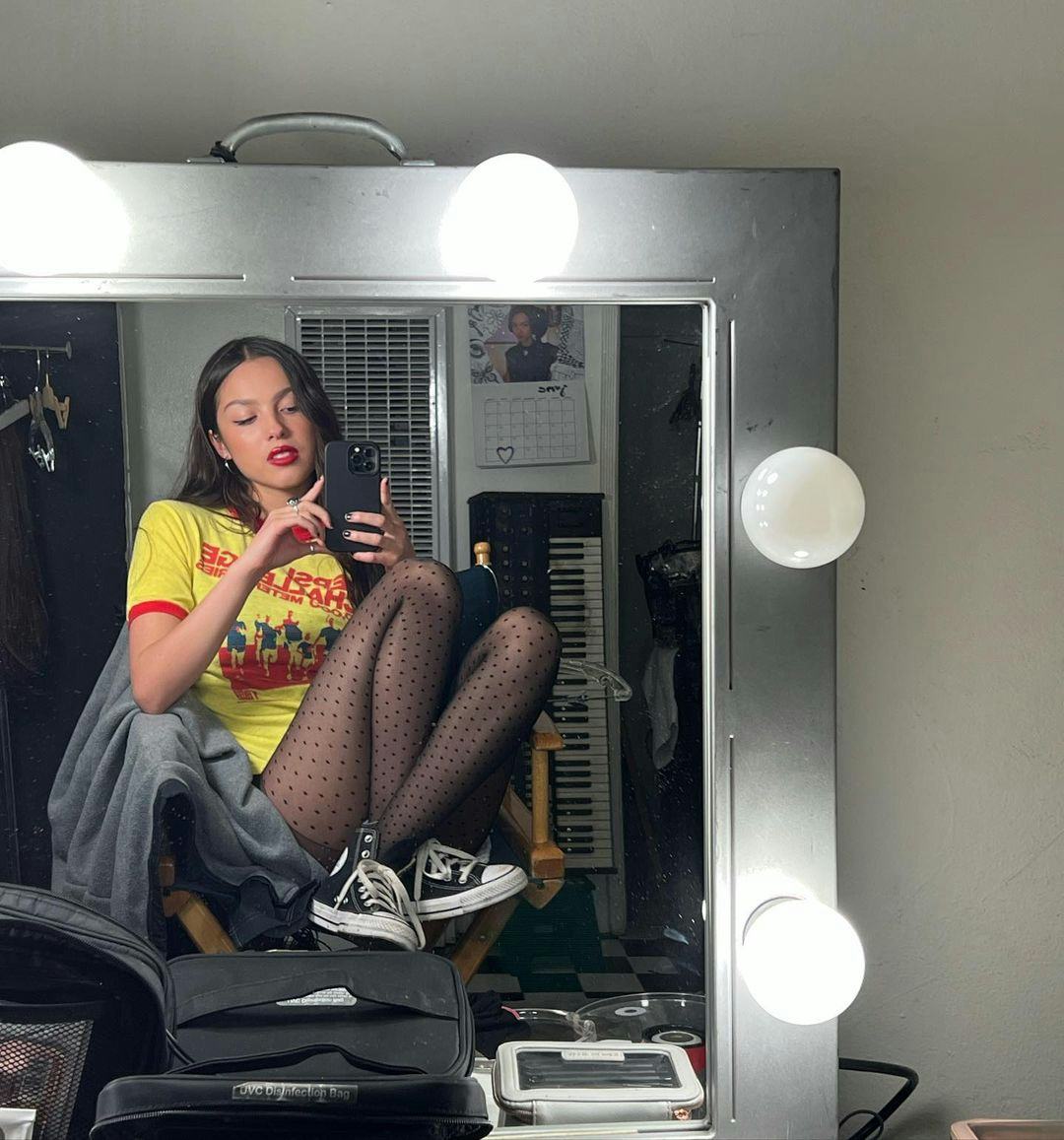 Olivia Rodrigo announced that her new album, Guts, is dropping on September 8, 2023 with emo chipped...