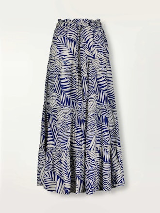 Palm Leaf Maxi Skirt 