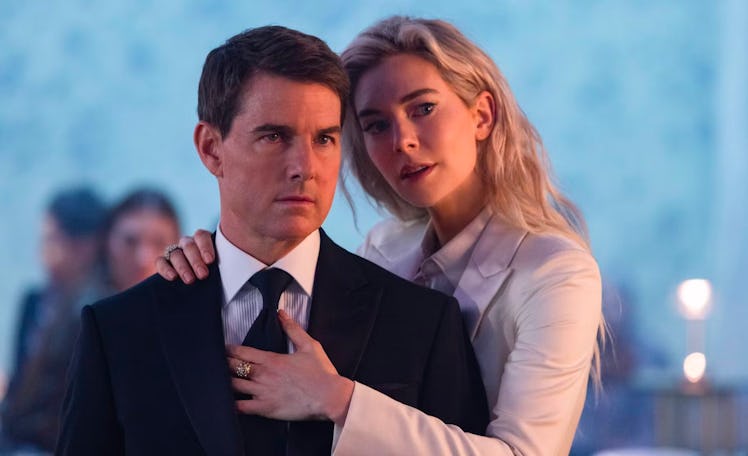 Tom Cruise and Vanessa Kirby in Mission: Impossible — Dead Reckoning Part One
