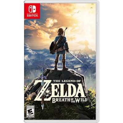 The best nintendo switch games for kids include this one, The Legend of Zelda: Breath of the Wild.