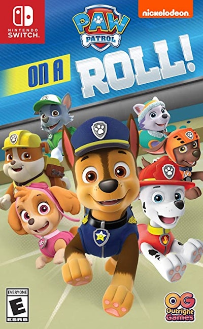 One of the best nintendo switch games for kids, paw patrol on a roll