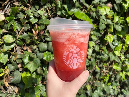 The new Starbucks summer drinks include a Frozen Strawberry Acai Lemonade Refresher as part of their...