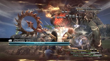 Final Fantasy XIII combat Paradigm Shift