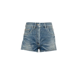 Prada Organic Denim Shorts
