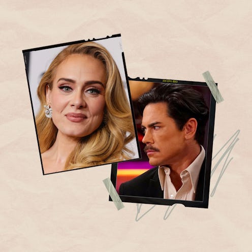 Adele and Tom Sandoval. Photos via Getty Images