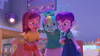 DreamWorks new series 'Dew Drop Diaries' features a trio of tiny fairies who look after human famili...