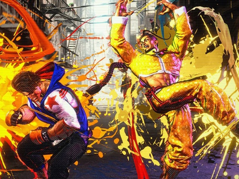 Street Fighter 6 Luke vs Jamie fight