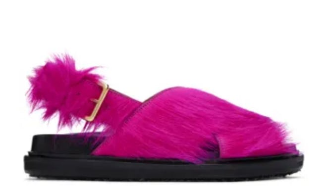 MARNI Pink Fussbett Sandals