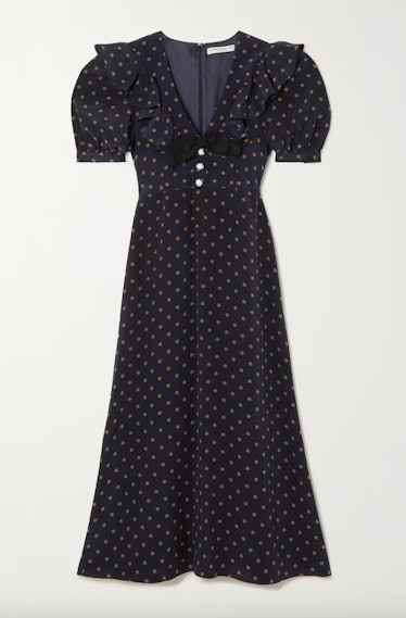 Kate Middleton's Navy Polka Dot Dress Feels Like A Princess Diana ...